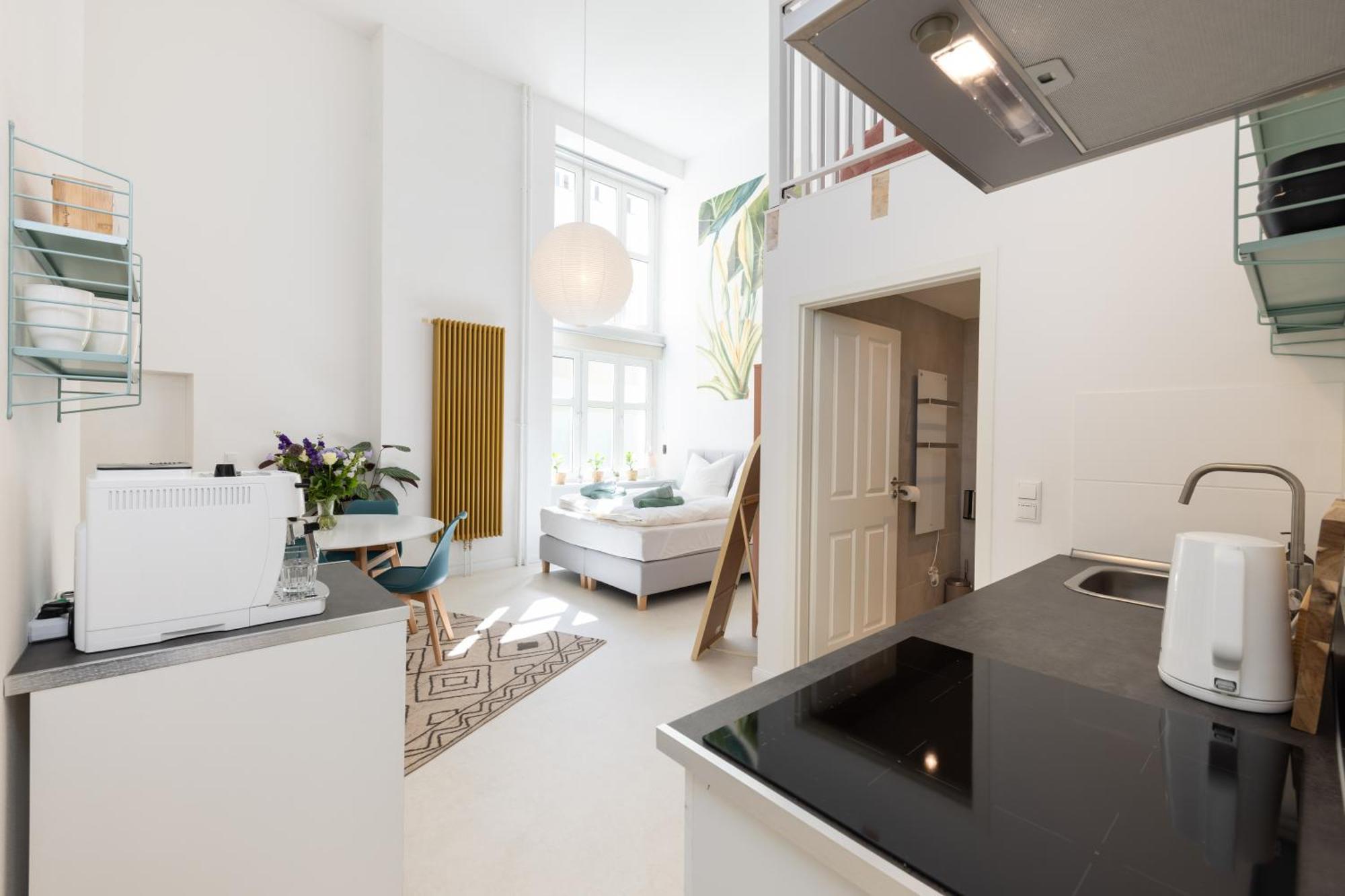 Great 2-room Loft With 2 Bathrooms And 2 Kitchen Appartamento *